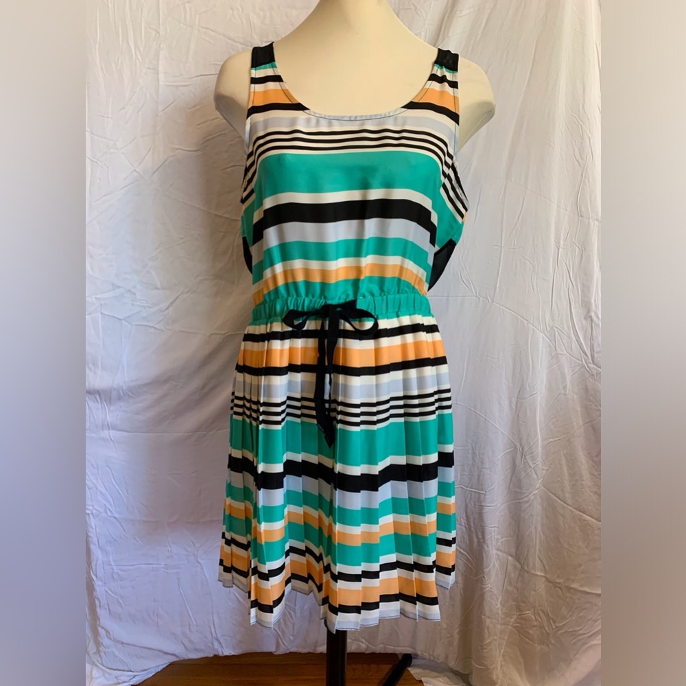 BCBGeneration tank & pleats dress